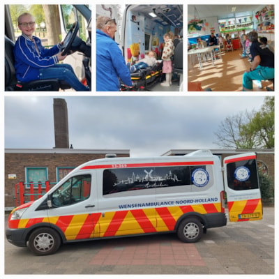 Rondjes lopen voor de Wensenambulance