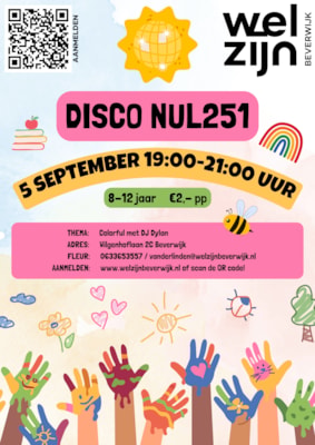 Ingezonden stukken: Sportaanbod, info avond MET, disco avond Welzijn